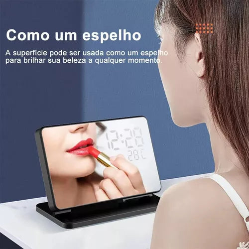 Carregador sem fio 3 em 1 para iphone 15, 14, 13 ,12 pro max estação de carregamento sem fio para apple watch carregador suporte com despertador